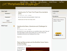 Tablet Screenshot of hariphunchai.unifont.org